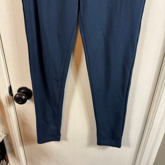 Seven7 Premium Navy Jeggings Size 4 Women’s Pull-On Skinny Pants Stretch Rayon - Picture 4 of 9